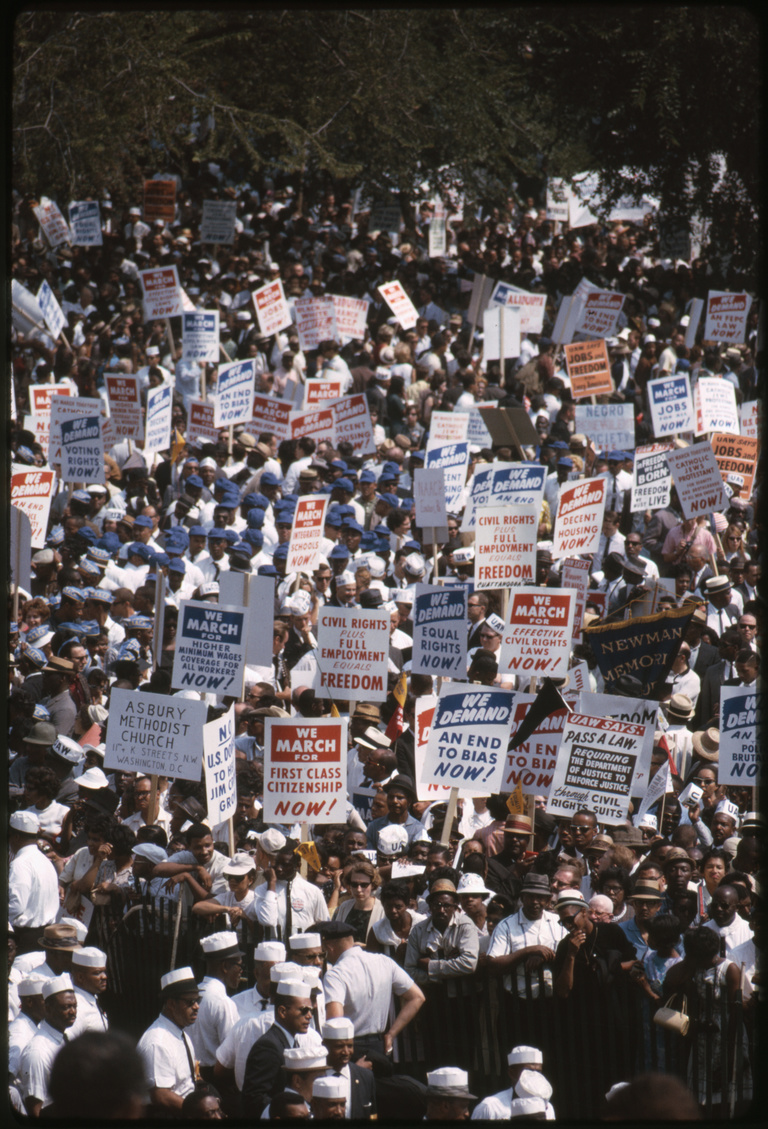Editions Textuel -  P38b, Martin Luther King's 'I have a dream' speech was the climax of the rally on Washington, D.C., 28 August 1963. Courtesy of the Library of Congress.jpg