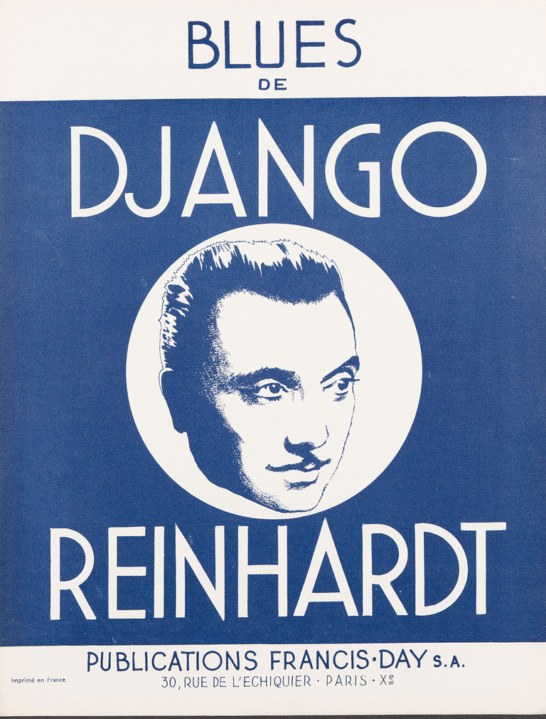 Editions Textuel -  Partition "Blues" de Django Reinhardt, Publications Francis-Day, 1940 _ Collection particulière © DR.jpg