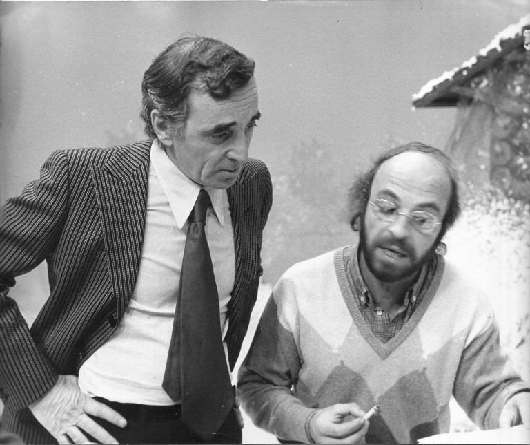 Editions Textuel -  f-Aldo FRANK et Charles AZNAVOUR. Collection Aldo Frank. Années 70. Photo X..jpg