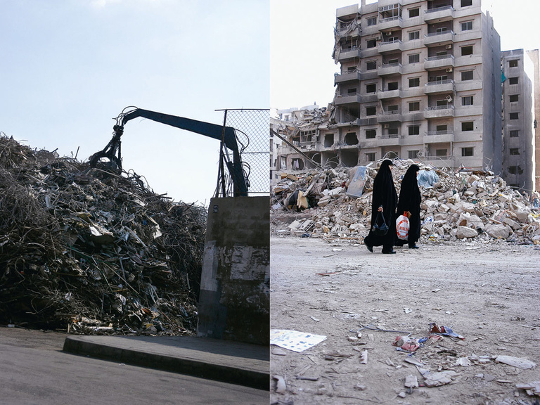 Editions Textuel -  ruine pelleteuse et femmes voilées.jpg